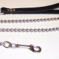 Garment Leather Handle Chain Leash