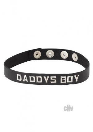 Daddys Boy Word Collar