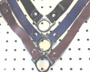 Black Leather Slave Collar