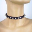 Rhinestone/Spike Collar - Small