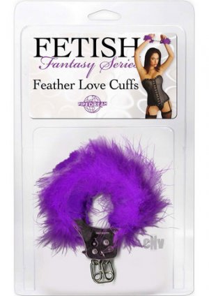 Feather Love Cuffs - Purple