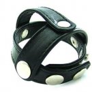 Ball Divider Leather T Style Black