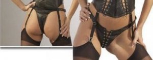 Leather Buckled Thong - Large