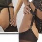 Leather Buckled Thong - Large