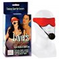 Lover's Headgear Eyemask/Ball Gag - Red