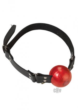 Large Red Ball Gag - D Ring