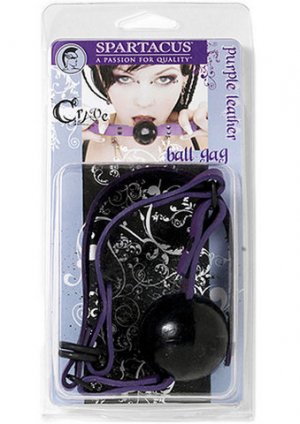 Ball Gag D Ring Violet Strap