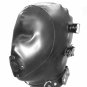 XLarge 1mm Heavy Latex Bondage Hood With Removable Large Gag Tie Back