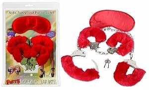 Furry Love Cuff Kit - Red