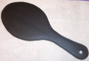 Large Leather Oval Paddle