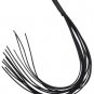 30" Thong Whip - Black Leather