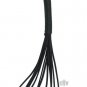 10" Thong Whip - Black Leather