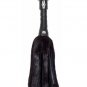 Mini Rabbit Fur And Leather Whip - Black