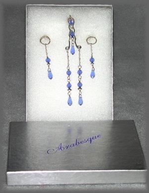 Ultimate Clit Caresser Set - Sapphire Crystal