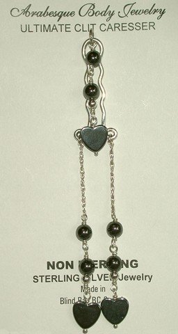 Ultimate Clit Caresser - Hematite Heart