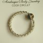 Beaded Braided Cock Circlet 1 - Tiger Eye