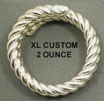 Extra Large Custom Twisted Cock Circlet