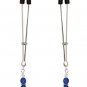 Adjustable Beaded Clamp Blue