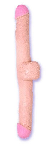 Double Dildo With Balls