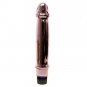 Smooth Pink Vibrating Glass Dildo