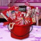 Valentine's Day Hearts Gift Basket