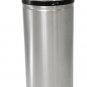 42 Liter Touchless Trashcan Round Stainless Black Top