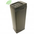 52 Liter Touchless Trashcan Square Black