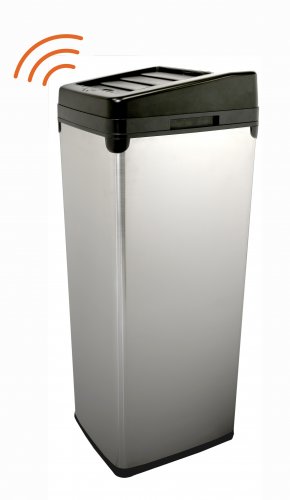 52 Liter Touchless Trashcan Square Stainless