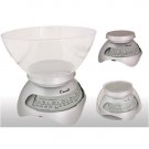 Escali Estilo Designer Dial Kitchen Scale Silver Grey