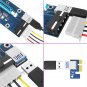 3-PACK VICTONY PCI-E Riser Adapter GPU Riser 1X to 16X Powered Card USB Cable