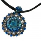 Handcrafted swarovski crystal pendant