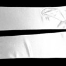 White Diamond Satin Gloves GL43595