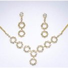 Gold Circular Set NE23800