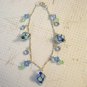 Swarovski Crystal and Lampwork Glass Bead Bracelet or Anklet, Handmade, Great Gift
