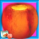 APPLE SHAPE Himalayan Crystal Salt Tea Light Holder Ion