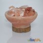 New Premium Quality Himalayan Rock Salt Lamps FireBowl-3 Shape 6~8Lbs