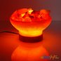 New Premium Quality Himalayan Rock Salt Lamps FireBowl-3 Shape 6~8Lbs