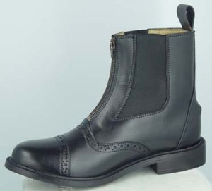 GZ Lady Zipped PADDOCK BOOT Horse back riding Black 9