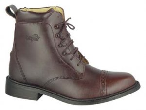 GL LADY LACED PADDOCK BOOTS English HorseRiding Brown 8