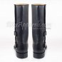 PHOENIX Womens 12" Mid Calf High Motorcycle Leather Rally Boots