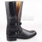 PHOENIX Womens 12" Mid Calf High Motorcycle Leather Rally Boots