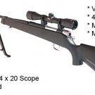 SUPER 9 PRO 480 FPS AIRSOFT SNIPER RIFLE W SCOPE/BIPOD