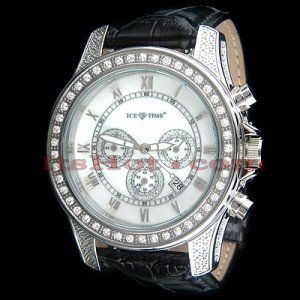 Ice Time Iceberg Diamond Watch 2.50 ctw. White MOP