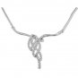 14k Gold Diamond Ladies Necklace with round diamonds 2.00 ctw.