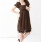 Chiffon Lace Dress ( Include Corsage)