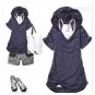 Casual Two Piece Shirt with Hat Shirt