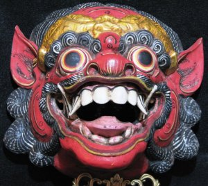 Balinese/Javanese Demon Mask