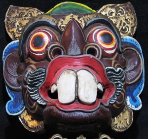 Balinese/Javanese Demon Mask