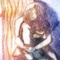 Original Vintage 1969 Signed Ink & Watercolor Art