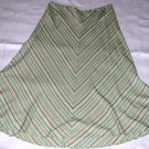 Yarn Dyed Linen-Blend Skirt (Size: 18/20)